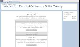 
							         Independent Electrical Contractors Online Training								  
							    
