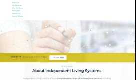 
							         Independent Living Systems								  
							    