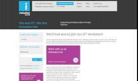 
							         Independent OT support professionals portal - Inclusion.Me								  
							    