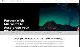 
							         Independent software vendor (ISV) - Microsoft Partner Network								  
							    
