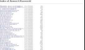 
							         Index of /bonus/1/Password/ - WikiLeaks								  
							    