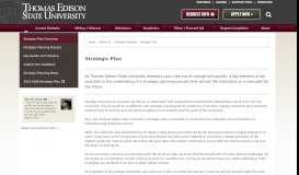 
							         Index | Strategic Planning - Thomas Edison State University								  
							    
