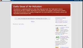 
							         India Environmental Portal (by CSE) - Daily Dose of Air Pollution								  
							    
