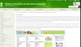
							         India Portal | Ministry of Electronics and Information Technology ...								  
							    