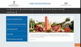 
							         India Standards Portal								  
							    
