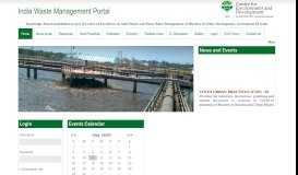 
							         India Waste Management Portal								  
							    