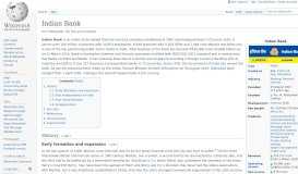 
							         Indian Bank - Wikipedia								  
							    