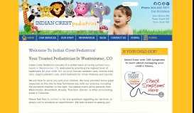 
							         Indian Crest Pediatrics: Pediatrician in Westminster, CO								  
							    