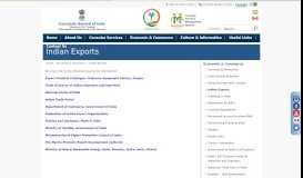
							         Indian Exports - Welcome to Consulate General of India, Vancouver ...								  
							    