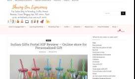 
							         Indian Gifts Portal IGP Review - Online store for Personalized Gift ...								  
							    