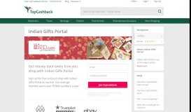 
							         Indian Gifts Portal Offers, Cashback & Coupons | TopCashback								  
							    
