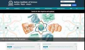 
							         Indian Institute of Science								  
							    