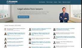 
							         Indian Kaanoon: Legal advice online from top lawyers								  
							    