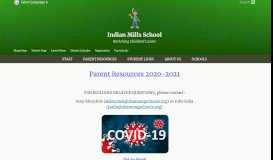 
							         Indian Mills School: Home Page								  
							    