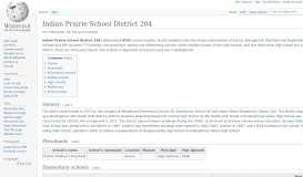 
							         Indian Prairie School District 204 - Wikipedia								  
							    