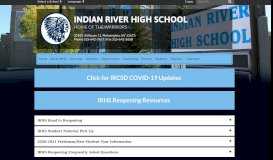 
							         Indian River High School: Home								  
							    