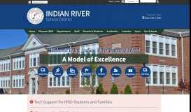 
							         Indian River School District: Home								  
							    