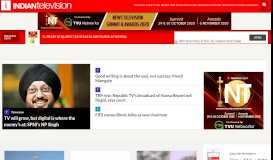 
							         Indian Television Dot Com: India's cable, satellite, terrestrial ...								  
							    