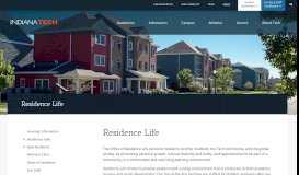 
							         Indiana Tech: Residence Life								  
							    