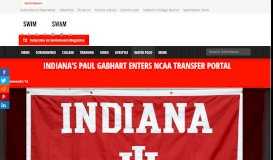 
							         Indiana's Paul Gabhart Enters NCAA Transfer Portal - SwimSwam								  
							    