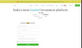 
							         India's Best Online Investment Platform								  
							    