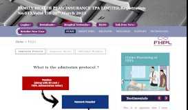 
							         India's Leading Family Health Plan Insurance TPA | FHPL								  
							    