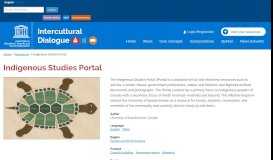 
							         Indigenous Studies Portal | Intercultural Dialogue - Unesco								  
							    