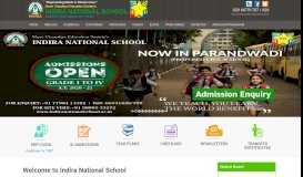 
							         Indira National School								  
							    