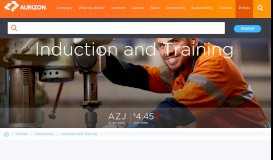 
							         Induction and Training - Contractors | Aurizon								  
							    