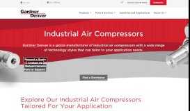 
							         Industrial Air Compressors | Gardner Denver Products								  
							    