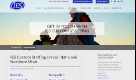 
							         Industrial Staffing Nampa ID | General Labor Jobs - IES Custom Staffing								  
							    