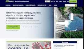 
							         Industrial Water & Process Treatment Technologies & Solutions | SUEZ								  
							    