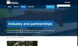 
							         Industry and partnerships - QUT								  
							    