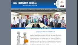 
							         Industry Interface - SAC Industry Portal								  
							    