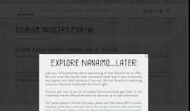 
							         Industry Portal - Tourism Nanaimo								  
							    
