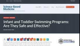 
							         Infant and Toddler Swimming Programs: Are They Safe and Effective ...								  
							    