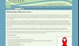 
							         Infectious Disease Care - Sumter Family Health Center								  
							    