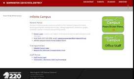
							         Infinite Campus / All Infinite Campus Logins - Barrington - Barrington 220								  
							    