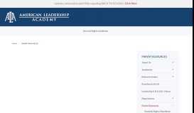 
							         Infinite Campus - American Leadership Academy Schools								  
							    