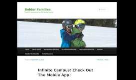 
							         Infinite Campus: Check Out The Mobile App! | Bolder Families								  
							    
