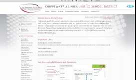 
							         Infinite Campus ... - Chippewa Falls Area Unified School District								  
							    