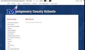 
							         Infinite Campus Connections - Montgomery County Public Schools								  
							    
