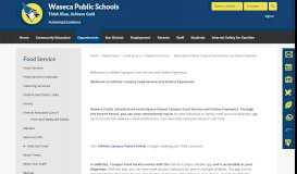 
							         Infinite Campus Food Service and Online Payments - Waseca Public ...								  
							    