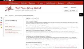
							         Infinite Campus / Frequently Asked Questions - West Plains Schools								  
							    