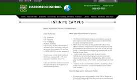 
							         Infinite Campus - Harbor High School								  
							    