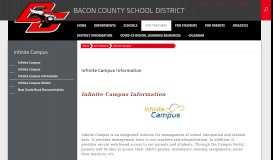 
							         Infinite Campus / Infinite Campus Information - Bacon County School ...								  
							    