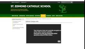 
							         Infinite Campus Info - St Edmond Catholic School								  
							    