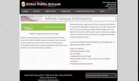 
							         Infinite Campus Information - Aitkin Public Schools								  
							    