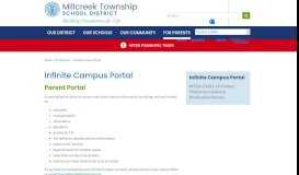 
							         Infinite Campus Information | Millcreek Township School District								  
							    