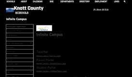 
							         Infinite Campus - Knott County Schools								  
							    